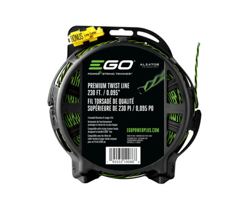 EGO Power+, EGO AL2470B Premium Twist Line 230 FT. of 0.095" Trimmer Line for EGO String Trimmers